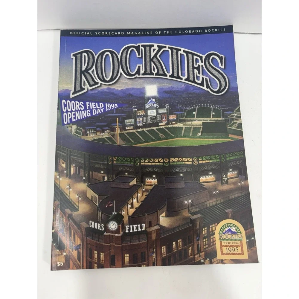 4 Log Colorado Rockies MLB Baseball Magazine + 1996-1997 Calendar